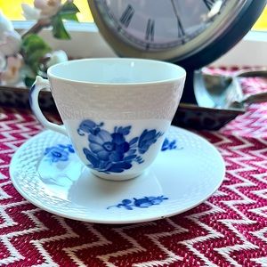 Royal Copenhagen Miniature Teacup/Saucer Set